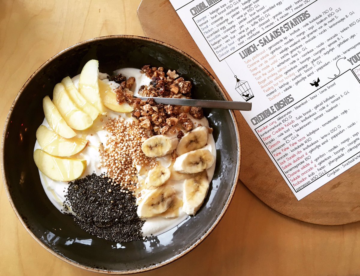 #Goeiemorgen, wat n breakfast bowl!  <a href="/HotelCredible/">Hotel Credible</a>