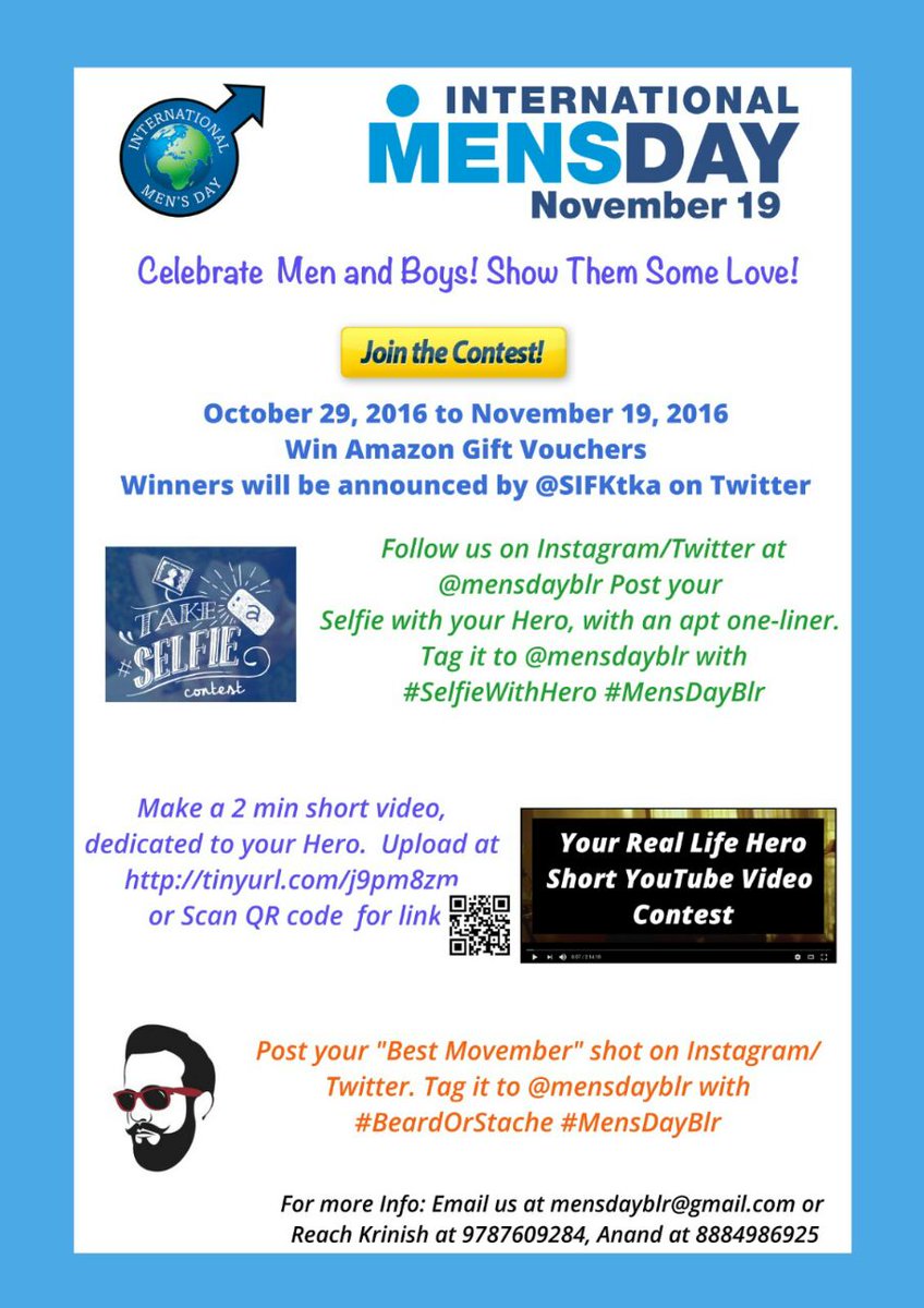 SIFKtka's tweet photo. Launch of the International Men's Day Awareness & Celebrations in colleges & Schools. Join us @MensDayBlr with #MensDayBlr & #BeardOrStache. https://t.co/cDjJLCxVzF