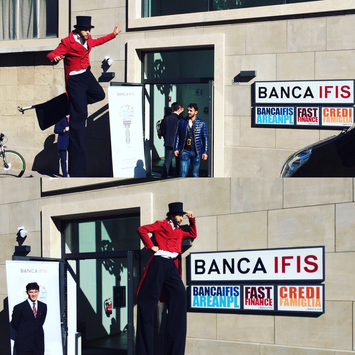 BancaIfis's tweet photo. Sorprese all'entrata #OpeningNPL #inaugurazione #Bancaifis #Firenze https://t.co/0UH4TwcaFS