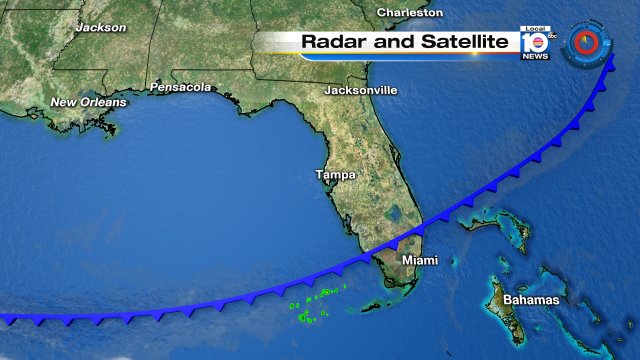Good morning #SouthFlorida! Cold front is passing thru so expect temps to drop a few more degrees this AM #Flwx https://t.co/5ekA3LL8md