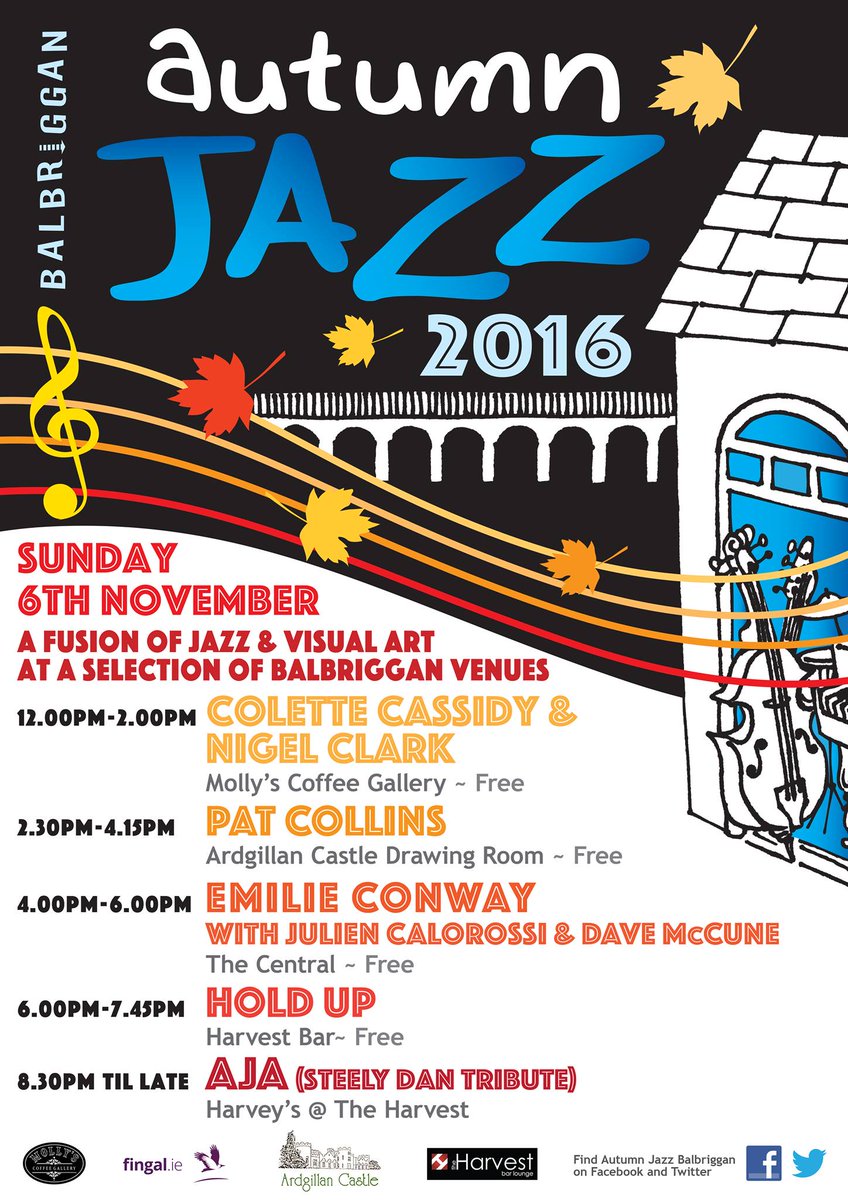 Events in Fingal (@eventsinfingal) on Twitter photo Balbriggan's Autumn Jazz is back with a cool for cats line up lots of free events with one in the fab <a href="/ArdgillanCastle/">ArdgillanCastle</a> #LoveFingal #Jazz Balbriggan's Autumn Jazz is back with a cool for cats line up lots of free events with one in the fab <a href="/ArdgillanCastle/">ArdgillanCastle</a> #LoveFingal #Jazz