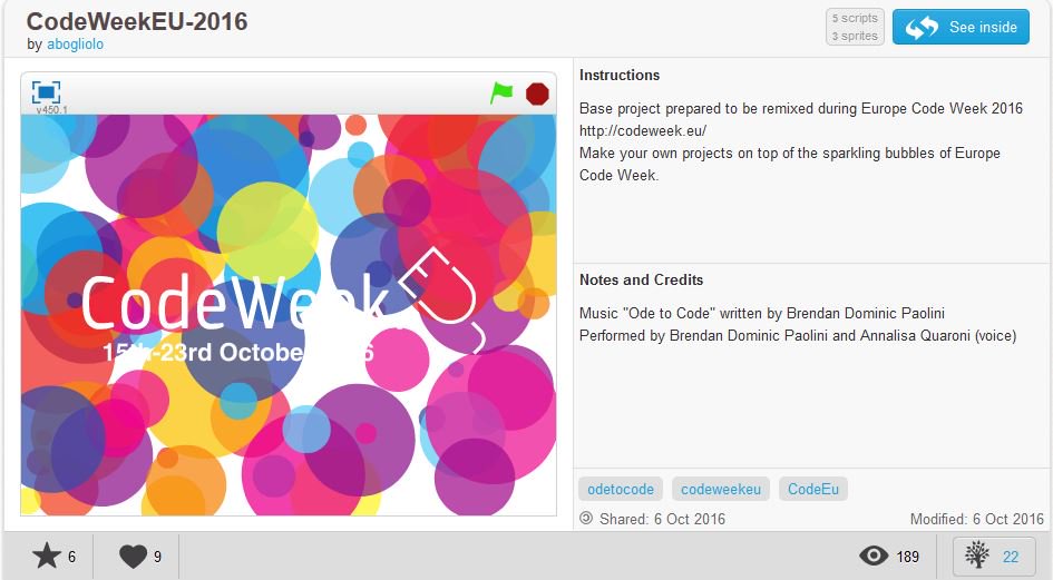 CodeWeekEU's tweet image. Check out our special #codeEU #Scratch tutorials and have a look at video on our blog: ow.ly/E2Wg305ougE #coding