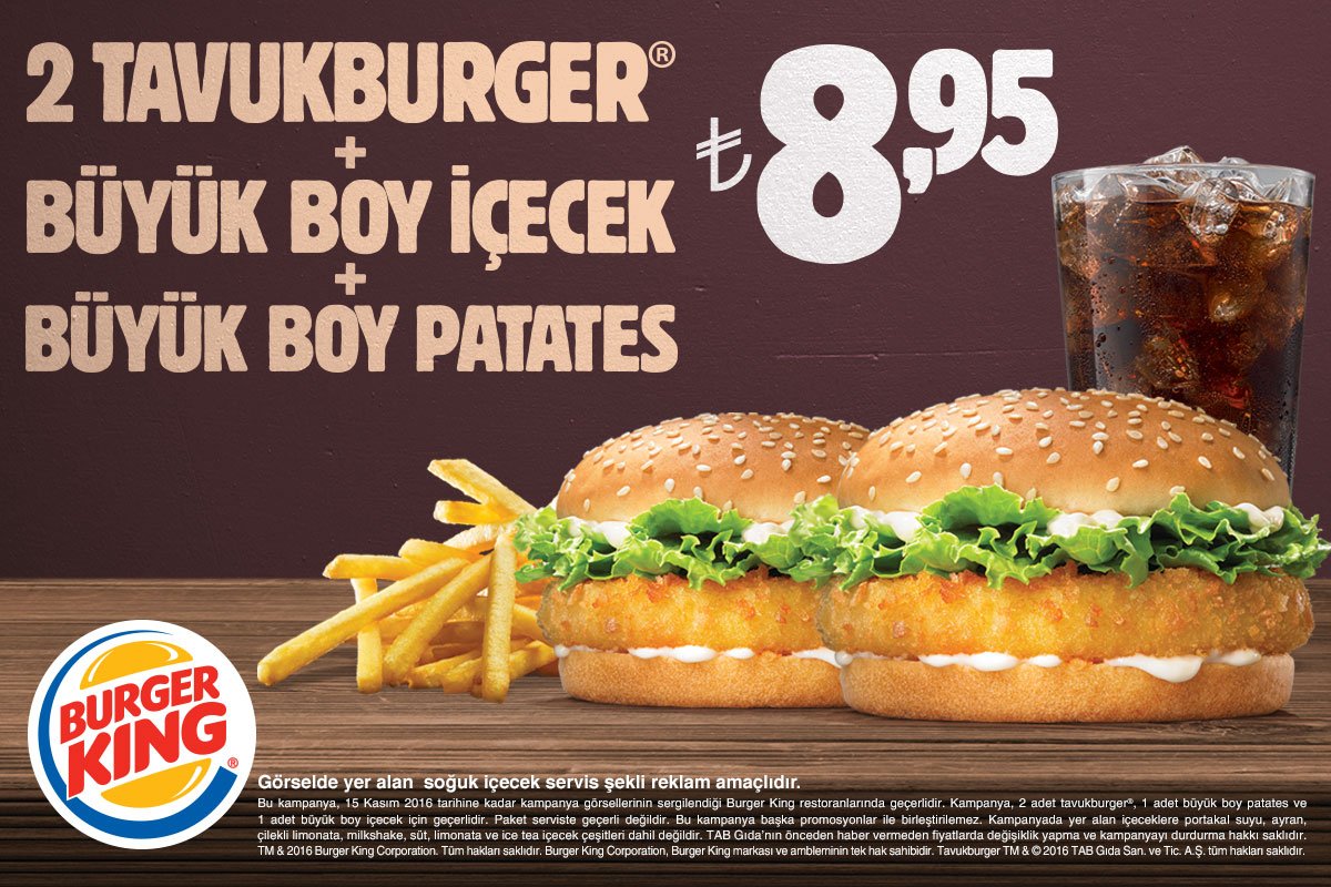 kayseri park avm on twitter kayseri park burger king de 2 tavukburger buyuk boy icecek buyuk boy patates sadece 8 95 tl sakin kacirmayin burgerking kayseriparkavm https t co nakj0hljxw twitter