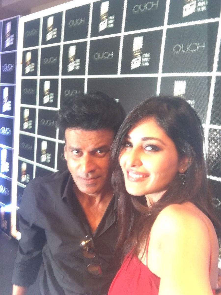 .@BajpayeeManoj & @Pooja_Chopra_ all smiles at the press conference of #OUCH! Are you gonna be at @Mumbaifilmfest to witness an #OUCHMoment?