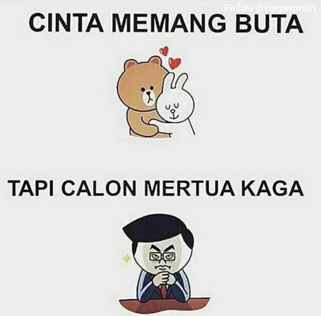 Meme Lucu Cinta Itu Buta Kocak Expo DP BBM