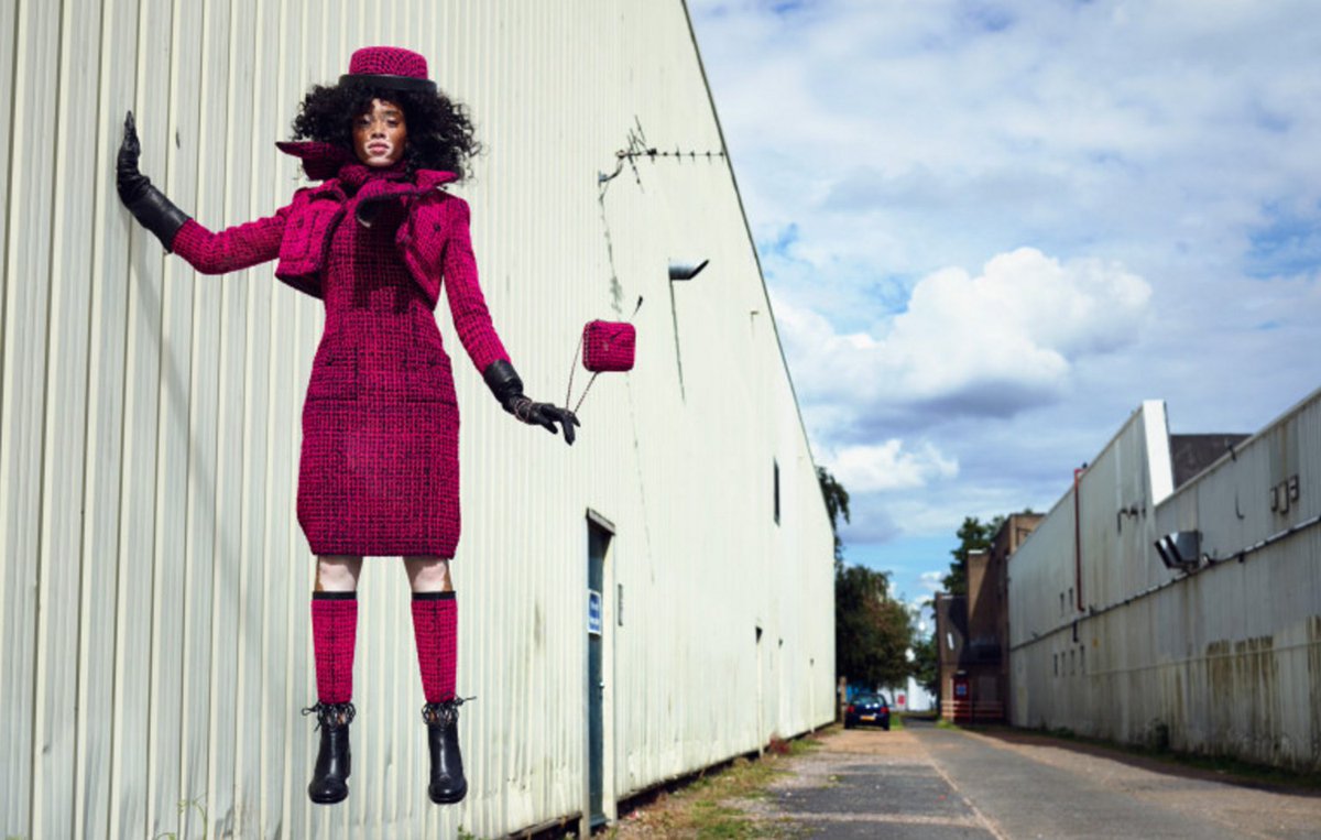 HungerMagazine's tweet photo. .@winnieharlow shines in @CHANEL for #Hunger11 https://t.co/6KRIzCJjtl https://t.co/AHw1RcF1nq