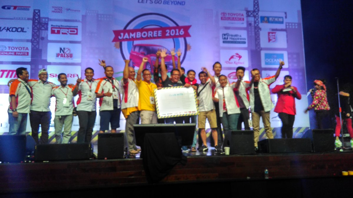 ToyotaID's tweet photo. Selamat kepada @TSVC_Crew dan @TKCI_Official terpilih sebagai runner up pertama dan ke-2 Cool Club #TOC_JAMBOREE2016! You're cool, guys! https://t.co/dXx2DZjjXL