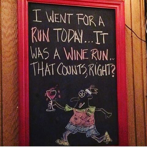 Anyone went for a run this morning? Which #wine did you buy?