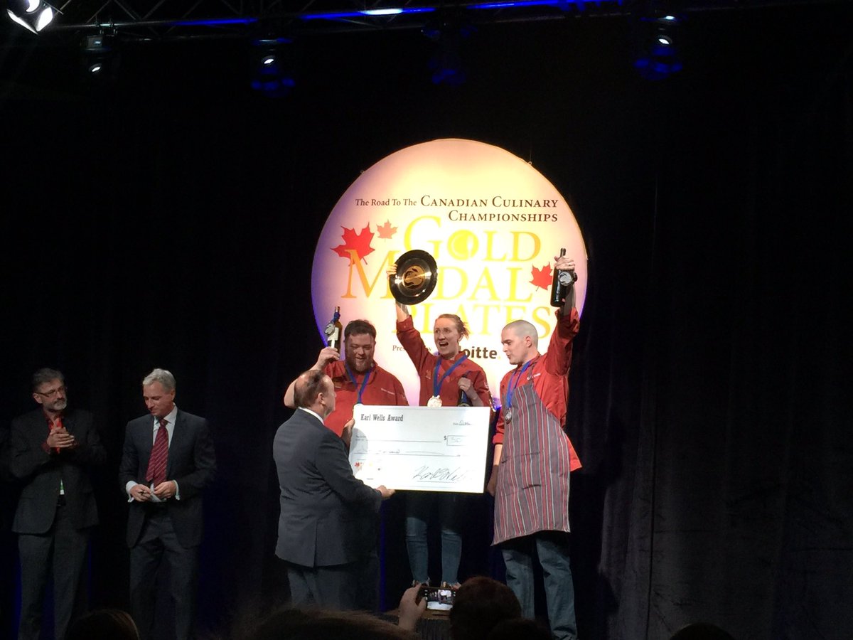 Amazing food last night at @GoldMedalPlates 
TY 2 all chefs!! 
GOLD <a href="/wigman_ruth/">Ruth Wigman</a>, silver <a href="/ShaunHussey1/">Shaun Hussey</a>, bronze @chafec #gmpStJohns