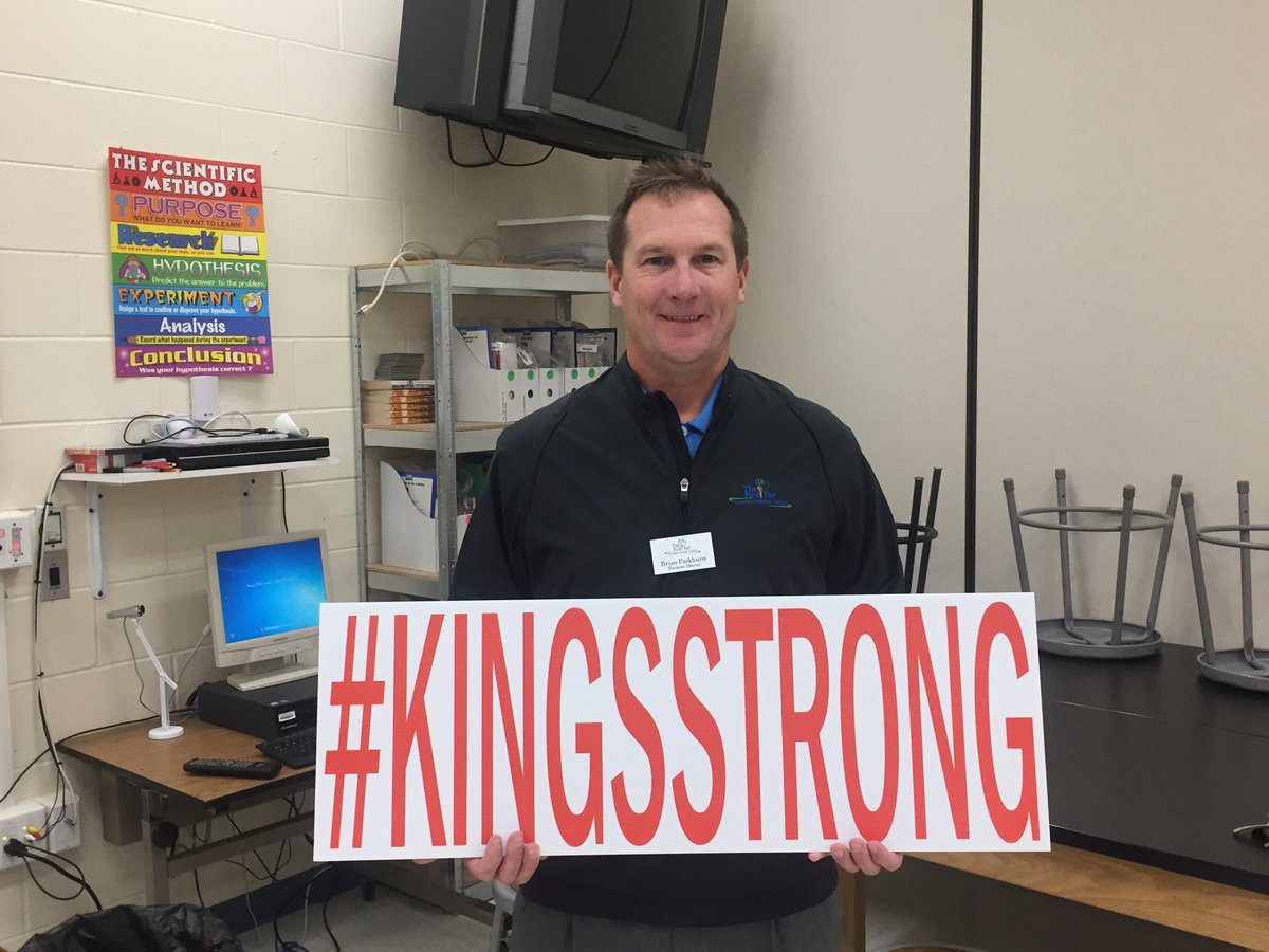 Kings' Girls Golf Coach, Brian Parkhurst is #KingsStrong! He is working on growing our golf program with our younger Knights, too!