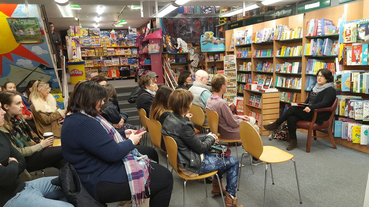 OMahonysBooks's tweet photo. A great turnout today for @SMooreFitz reading from her latest book #AVeryGoodChance. Introduced by @ProfDevereux https://t.co/izE8KnWfvQ