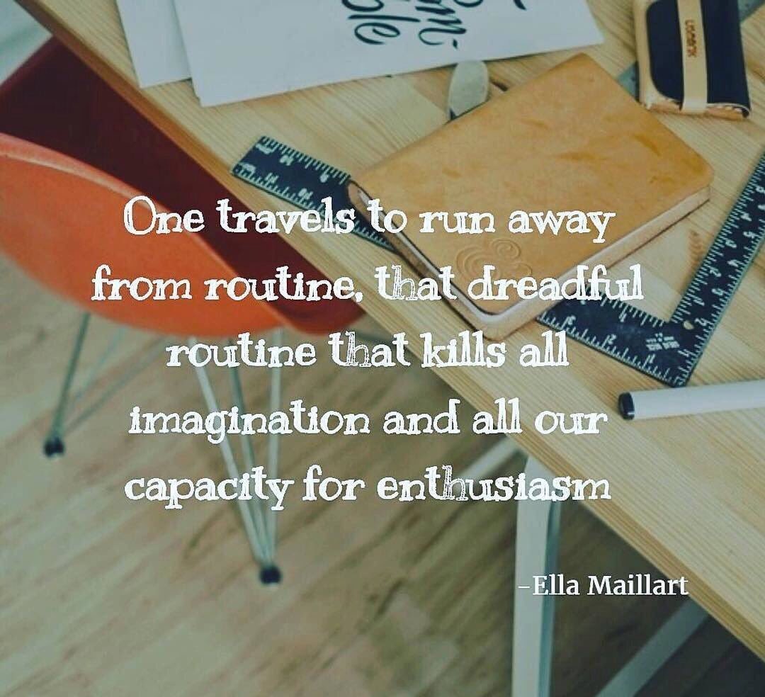 SLPierce57's tweet image. Aah, that&apos;s my malady...I&apos;ve been home from my last trip for a week..time to book another. #travel #routinely #happiness