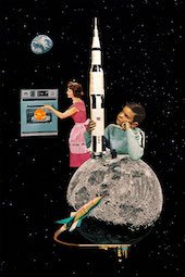 Are you having as much fun in space as we are? Pick up a real souvenir from our store! Artwork by Eugenia Loli #ADE #hellofromspace #dance