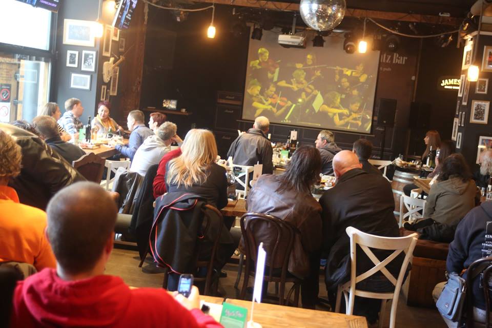 Konferencija za medije održana u klubu "Wurst Platz", #SavaCentar 7. novembra Ian Gillan i Beogradski simfonijski orkestar. #IanGillan