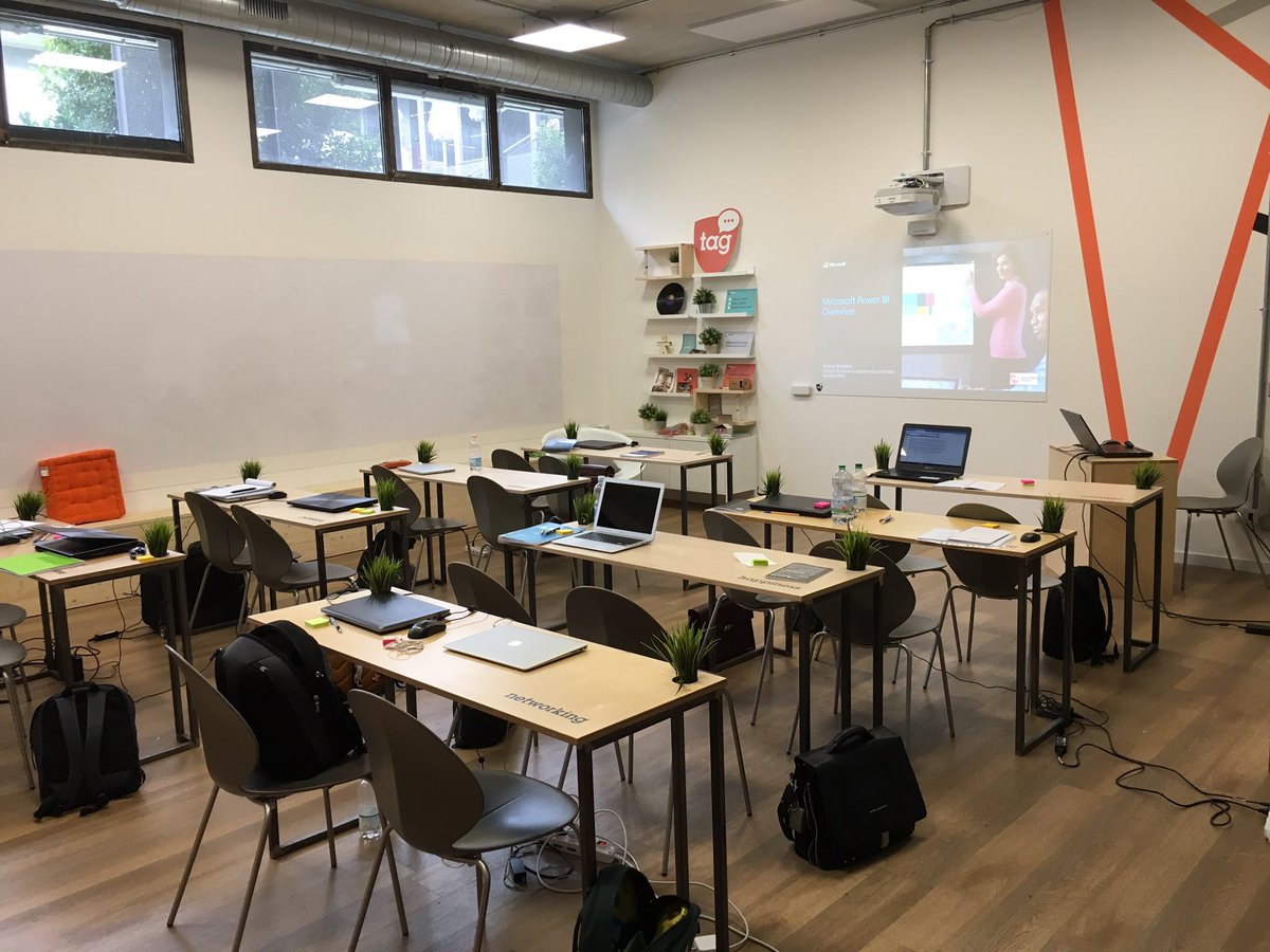 anBenedetti's tweet photo. #TAGdatAnalysis #TAGinnovationschool Un pomeriggio di analytics con #PowerBI https://t.co/llWQJRqXVG