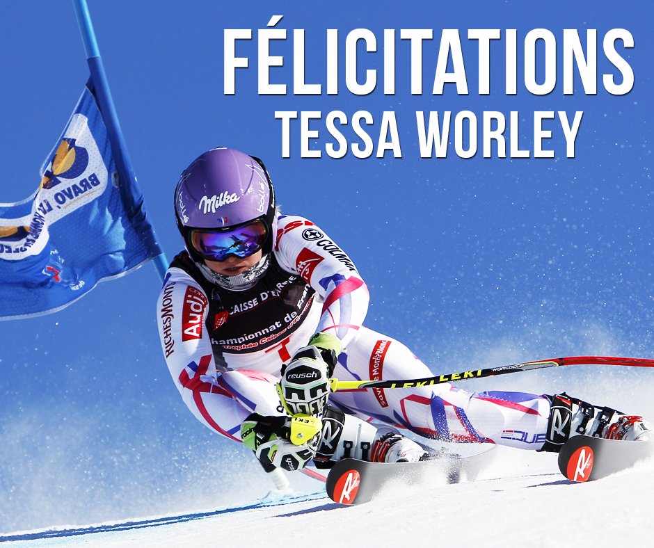 EspritGlisse's tweet photo. Félicitations ! @TessaWorley termine 6ème et @FSCoralie se classe 11ème de cette 1ère manche de Coupe du Monde de Géant à Sölden 🇫🇷💪⛷ https://t.co/R4V5AMzb9m