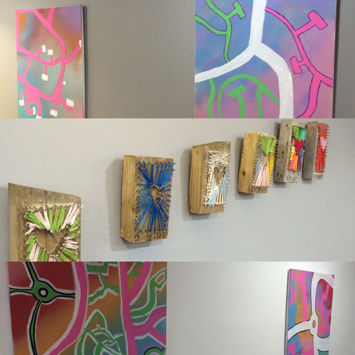 Young people's Art Work Exhibition from @MightyCreatives  Act4Change social action project open at Genesis Centre <a href="/oftonfestival/">ofton festival</a>