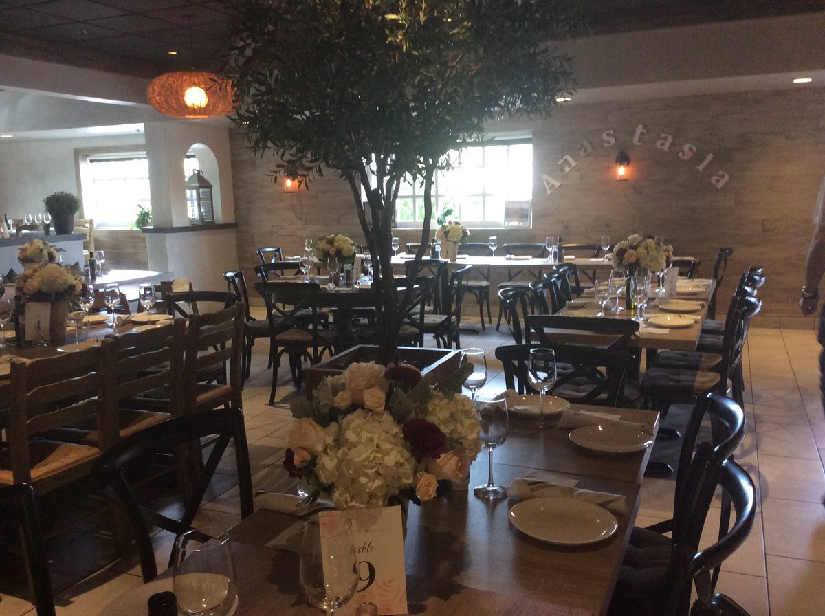 Christening party at Plateia today. We can accommodate any event.