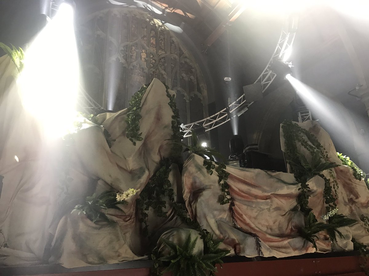 coleyyp's tweet photo. Our stage build for last night https://t.co/sFc6bmkpKr