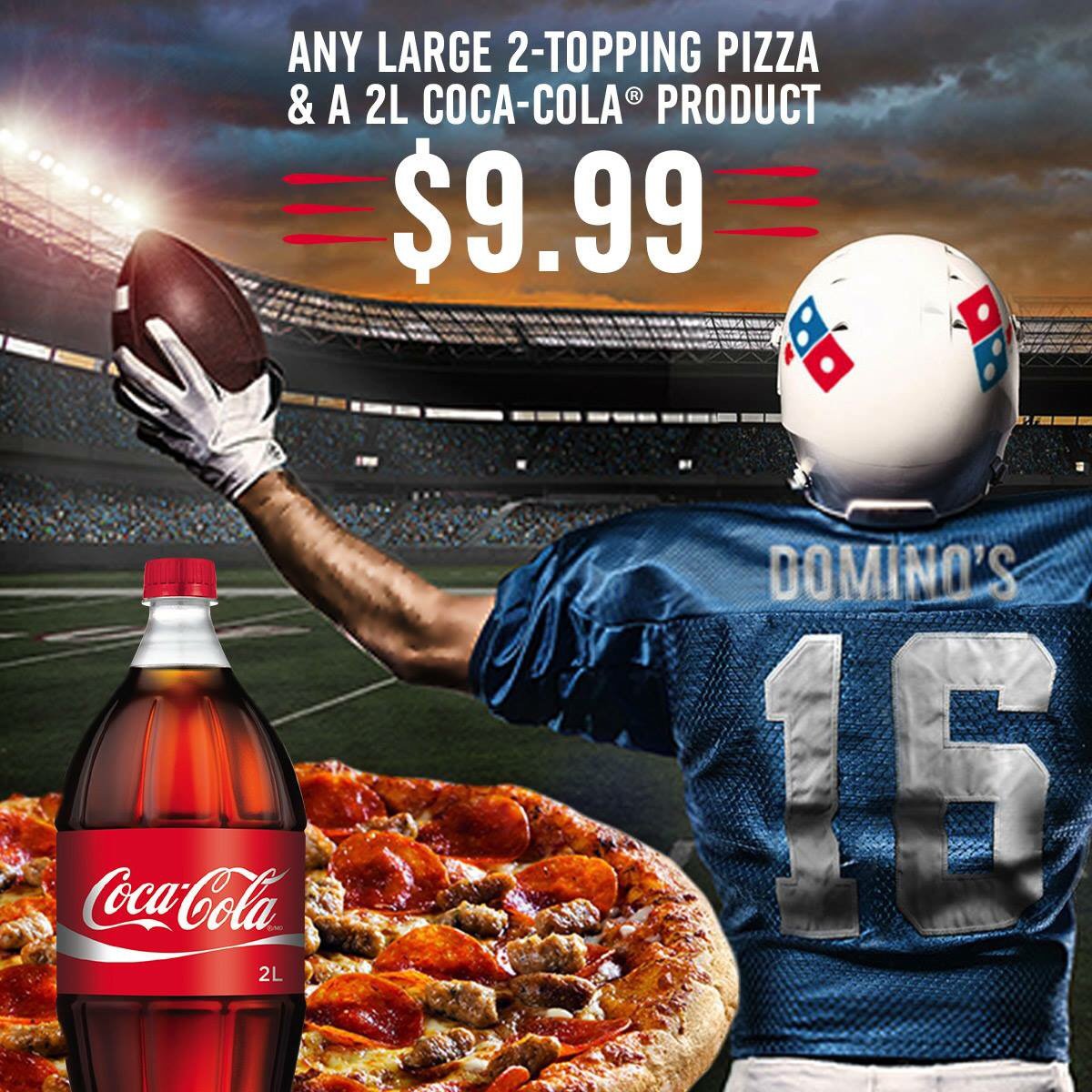 Let’s Go Riders!!
Code:  4049
dominos.ca 
#riderpride