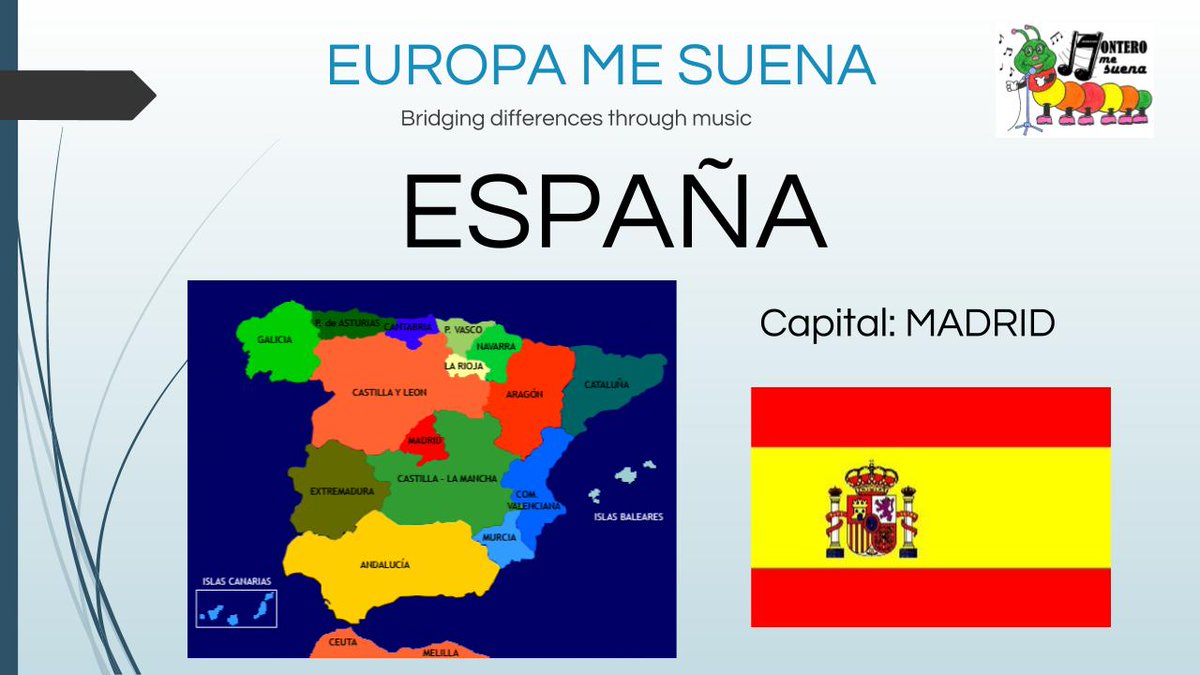 bdtm_project's tweet image. EUROPEAN COUNTRIES OF THE PROJECT "Bridging Differences Through Music"
Presentation for our students
@sepiegob @ErasmusPlusSEPIE
