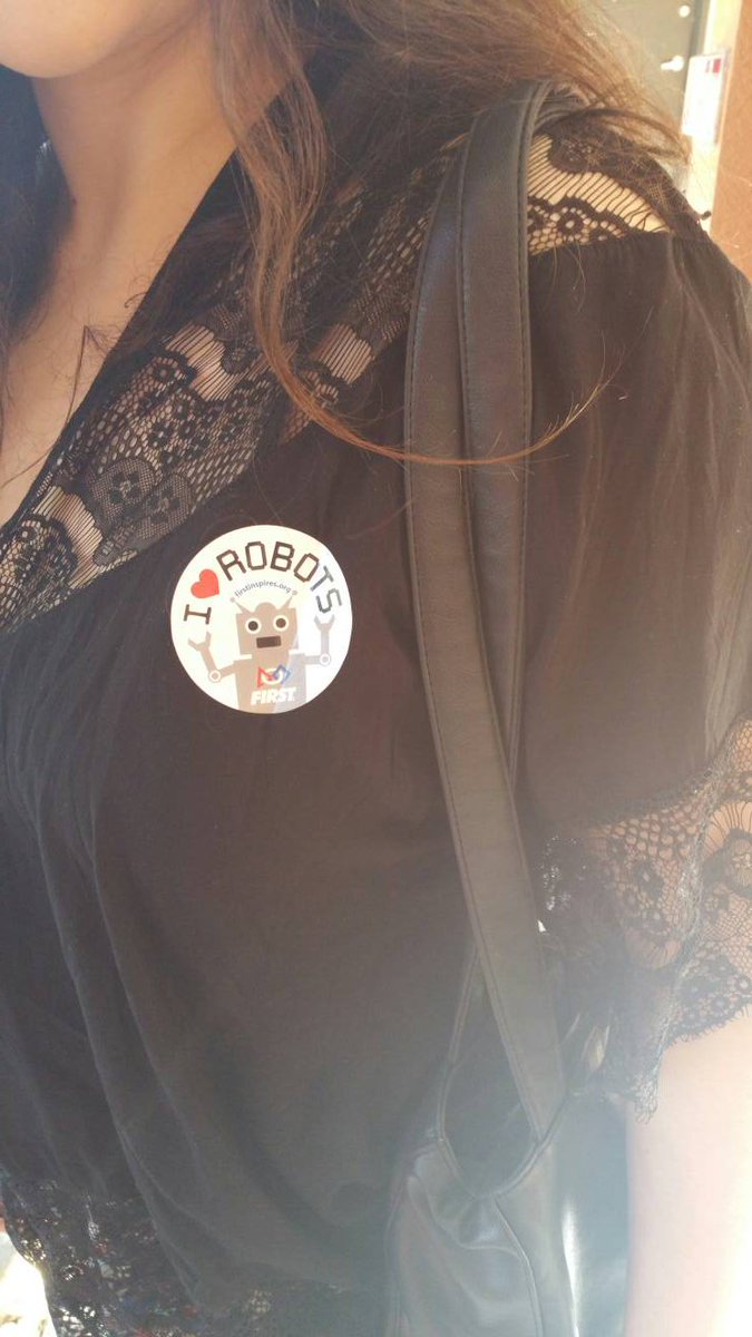TechToysTalent's tweet photo. Thanks! I'll be sure to check it out! I'm wearing my Roboticon @FRCTeams sticker today! https://t.co/jLulUlmvDm #OrlandoMakers https://t.co/cOS09orQZ6