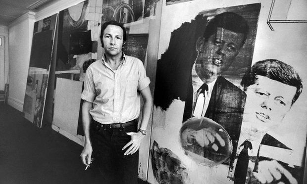 hammer_museum's tweet photo. "The artist's job is to be a witness to his time in history." -Robert Rauschenberg, born #otd in 1925 https://t.co/p66Jg9mJYD https://t.co/yZqNZPoAJx
