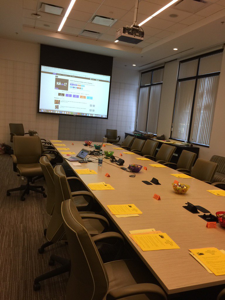 asmith128's tweet photo. All set up for our presentation on co-teaching at #ecet2ma2016 @epotter9 https://t.co/2h1duvGQGt