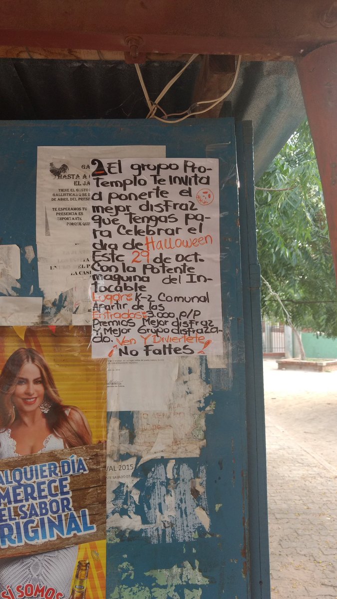 dieandrades's tweet photo. @Valledupar_Col por cierto, este 29 todos a la fiesta de disfraces en Guacoche, no hay como una fiesta de pueblo. #ProTemplo ⛪ https://t.co/ufzpkCn0aP