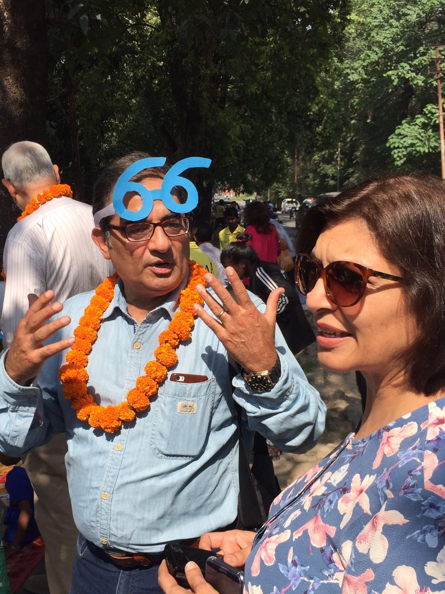 NKTB's tweet photo. With Uday Pasricha, #Classof66, #thedoonschool #MobileLearningCenter, which they will support for a year to mark 50th year of their class https://t.co/OgFhS6qX1h