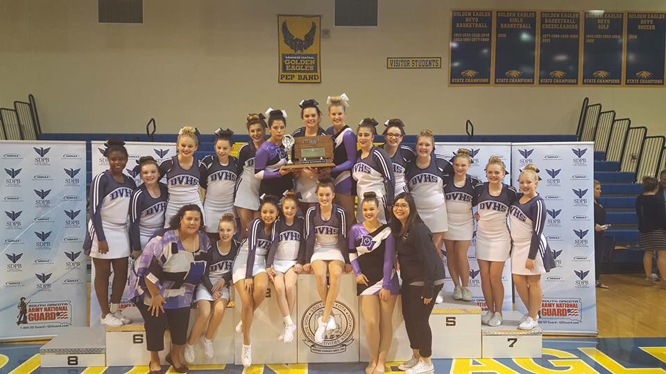 DVcheerleading's tweet photo. We as a team are proud to announce that we have made school history by getting 2nd place in the state competition!!! https://t.co/OzV7wHglGO