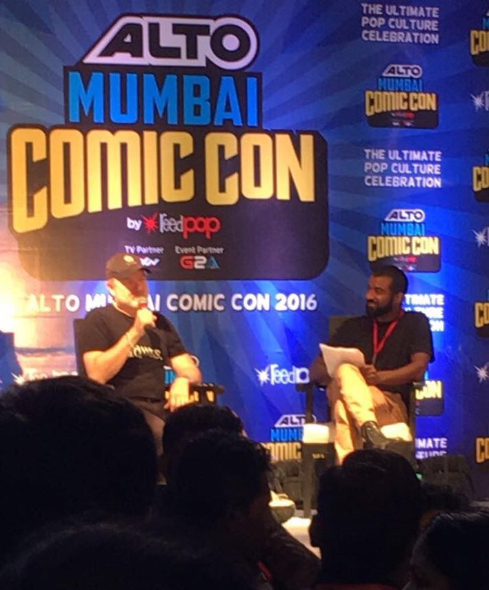 SharmaSmridhi's tweet photo. @ComicConIndia @jumblejim "It's family don't end with blood" #BobbySinger #SNFamily #ComicCon #Idjits https://t.co/ZVHwETWSnI