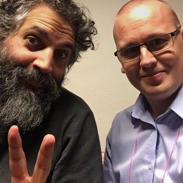 KarlEmilNikka's tweet photo. Of course, @dcuartielles from Arduino is here at the National Makers Conference. #NMK16 https://t.co/9siydwud9f