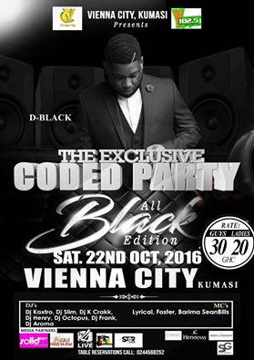 kwakupretingle's tweet photo. Yenhyiaa wor Vienna Kumasi City for the #TheExclusiveCodedParty tonyt https://t.co/aaBgq262GC