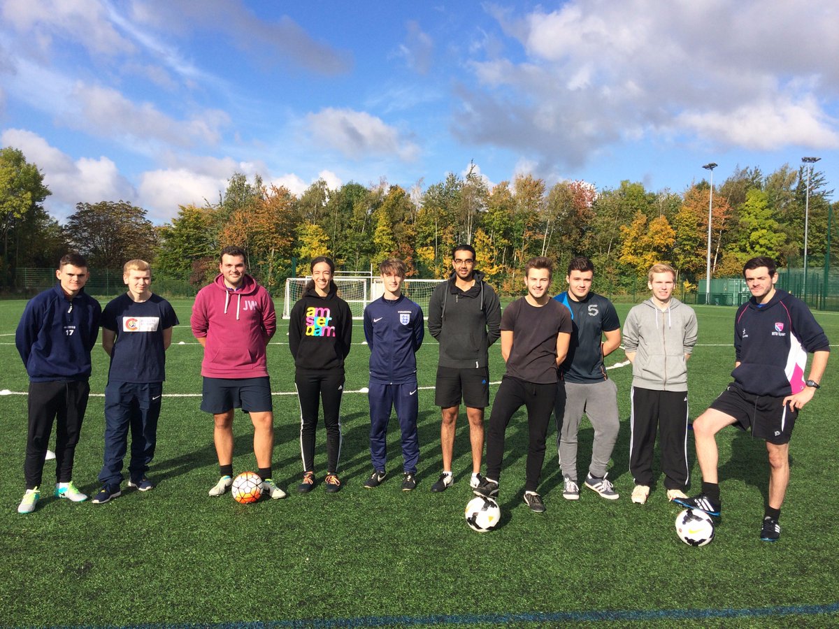 Great to see our new Football Volunteers at their training session today! Getting ready to start coaching in local primary schools!