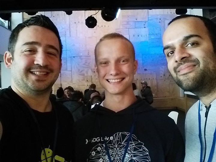 GDGLviv's tweet image. Our leader Oleh Zasadnyy after his session at #DevfestDus 😊

#gdg #devfest16