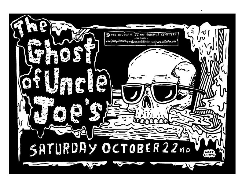 JCArtCulture's tweet photo. Don't miss The Ghost of Uncle Joe's today starting at 1pm at the Historic #JerseyCity Harsimus Cemetery! #ARToberJC https://t.co/DHib9A2qzy
