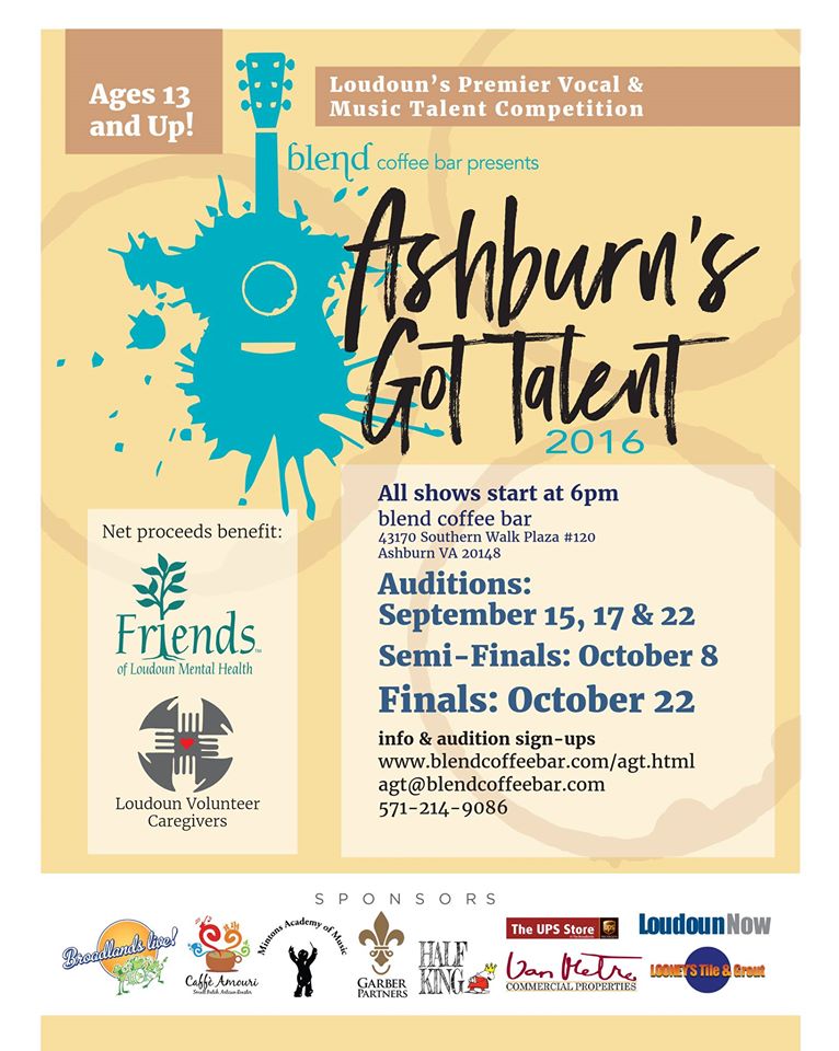 TONIGHT FINALS for Ashburn's Got Talent <a href="/BlendAshburn/">Blend Ashburn</a>