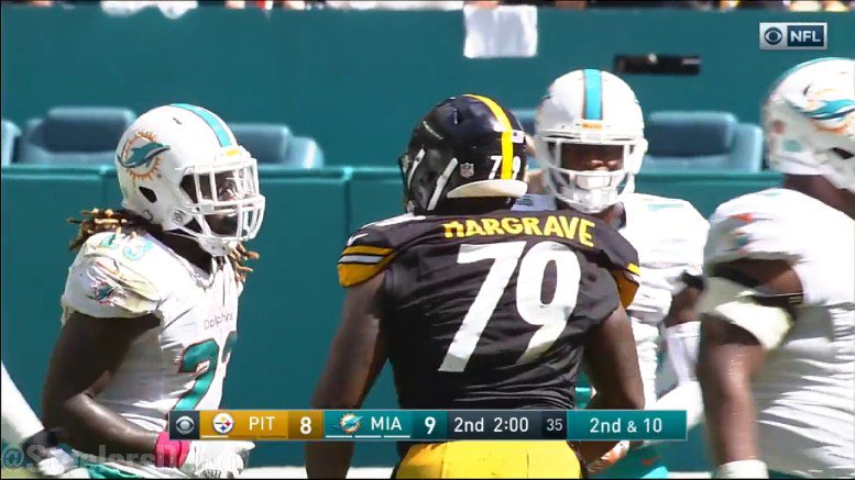 Steelersdepot's tweet photo. Steelers Film Room: Javon Hargrave Vs Dolphins https://t.co/JUvEH2YqEs https://t.co/YOK700QWdq