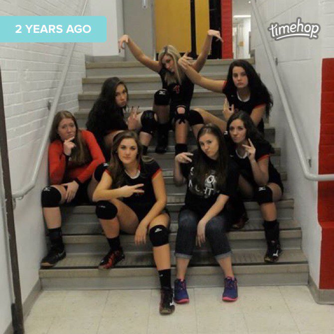 chloemary10's tweet photo. When white girl volleyball players try to be hood. Miss you guys!! @The_Mighty_Q @leah_terbush @hailey_lynn47 https://t.co/Yk7DydFwdN