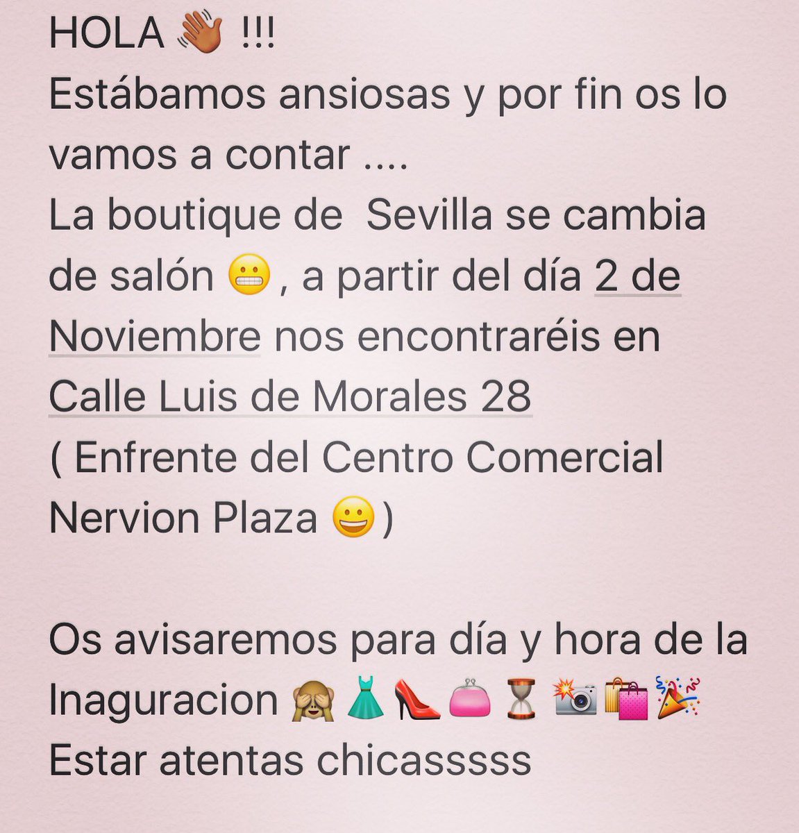 Con muchas ganas e ilusión ❤️ comienza la cuenta atrás ..📆!! 
Deseando de abrir las puertas para vosotras 💇🏽💆🏽