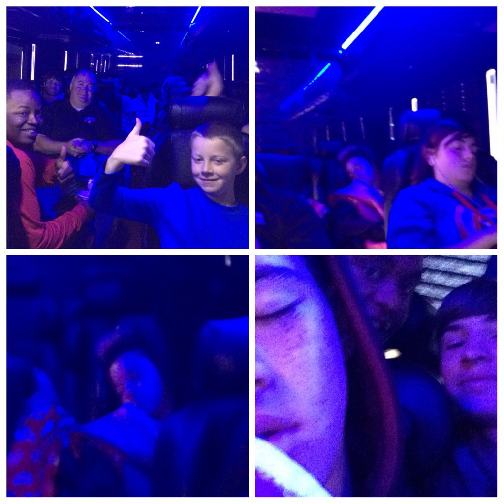 CoachTDavis's tweet photo. Party Bus to Michigan!
#GameDay #QBPrep #shenanigans https://t.co/ZZK3zMFjuI