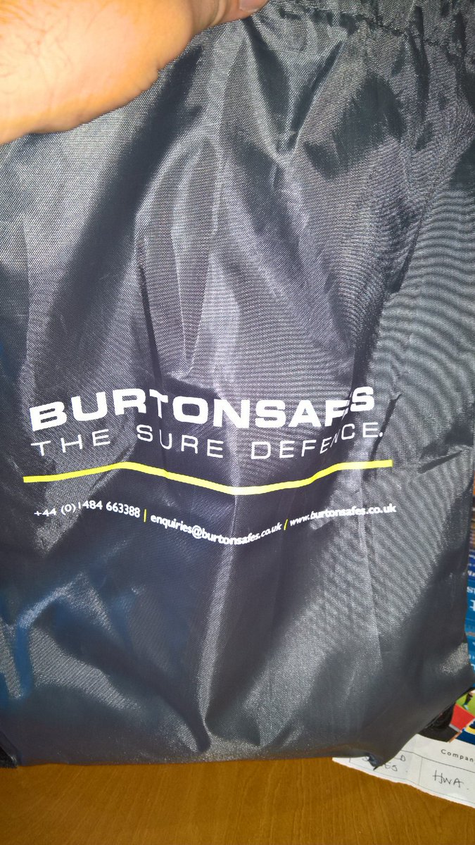 Secure247's tweet photo. It's in the bag, ready for the Half Time draw........#thesuredefence @BurtonSafesLtd @htafcdotcom @HTAFCBusiness https://t.co/QPjAVTX3Yz