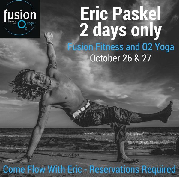 ElectricSoulLA's tweet photo. Hey Florida Yogis, Grab your mat's.  Join Eric Paskel for a 2 day workshop Fusion Fitness &amp; O2 Yoga this week! Let's go! https://t.co/ldEj4VA9mt