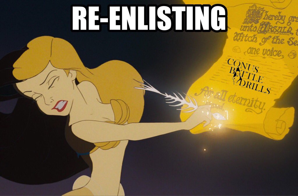 conusbattle's tweet image. Are you going to #ReEnlist?