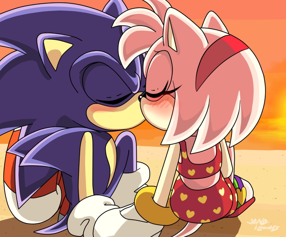 Sonic & Amy in Love Picture #130391861