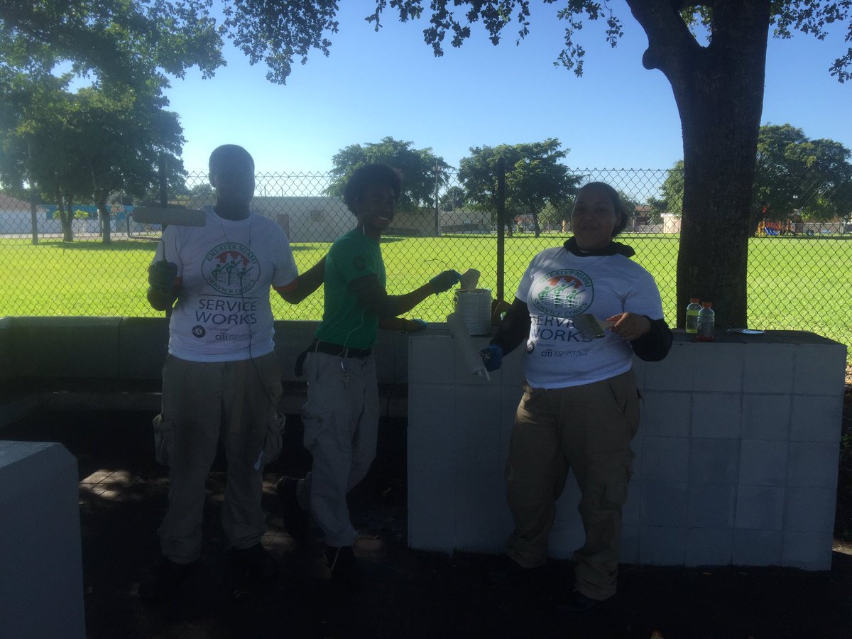 GMSCMiami's tweet image. @GMSCMiami is proud to join @IamServiceWorks in making a difference beautifying our community in Miami. #mdday