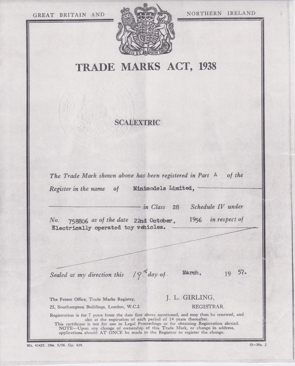 scalextricstory's tweet photo. @Scalextric was registered as a trademark 60 years ago today. Visit our exhibition @the_spring  to find out more. Happy birthday! https://t.co/cyfgxH85DX