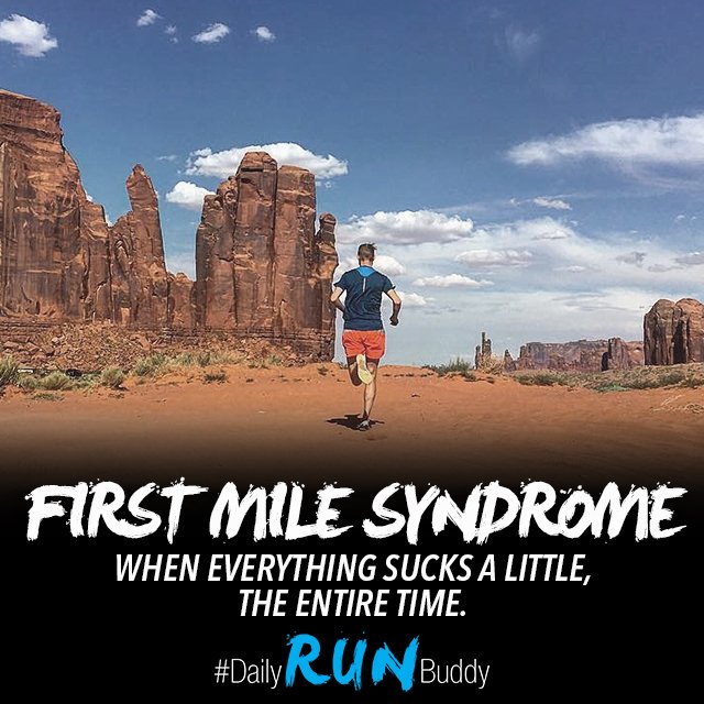First mile syndrome: when everything sucks a little, the entire time.
#dailyrunbuddy #runner #runningmotivation #wearetriathlon #running