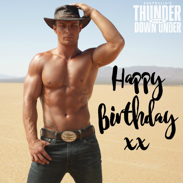 Australia's Thunder From Down Under on X: "When the Birthday Boy looks like  THIS…🙌 Happy to sing to him all day long! 🎶 #HappyBirthday  https://t.co/sfblbgWHNp" / X